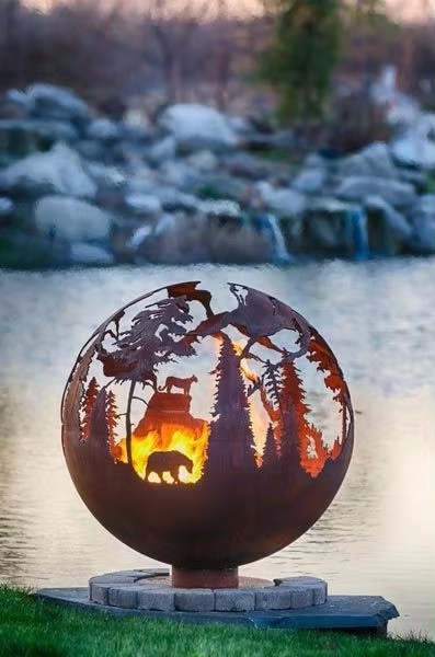 Fire Ball Corten Steel Collection product view 8