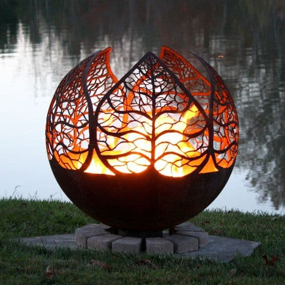 Fire Ball Corten Steel Collection product view 3