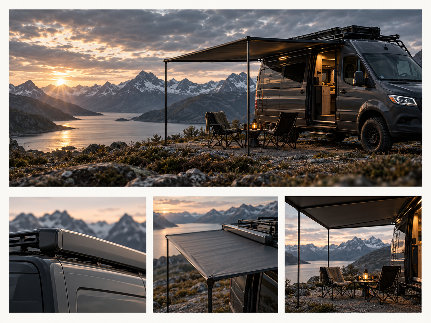 VÆRDR ROOF Roof-mounted camper awning product presentation