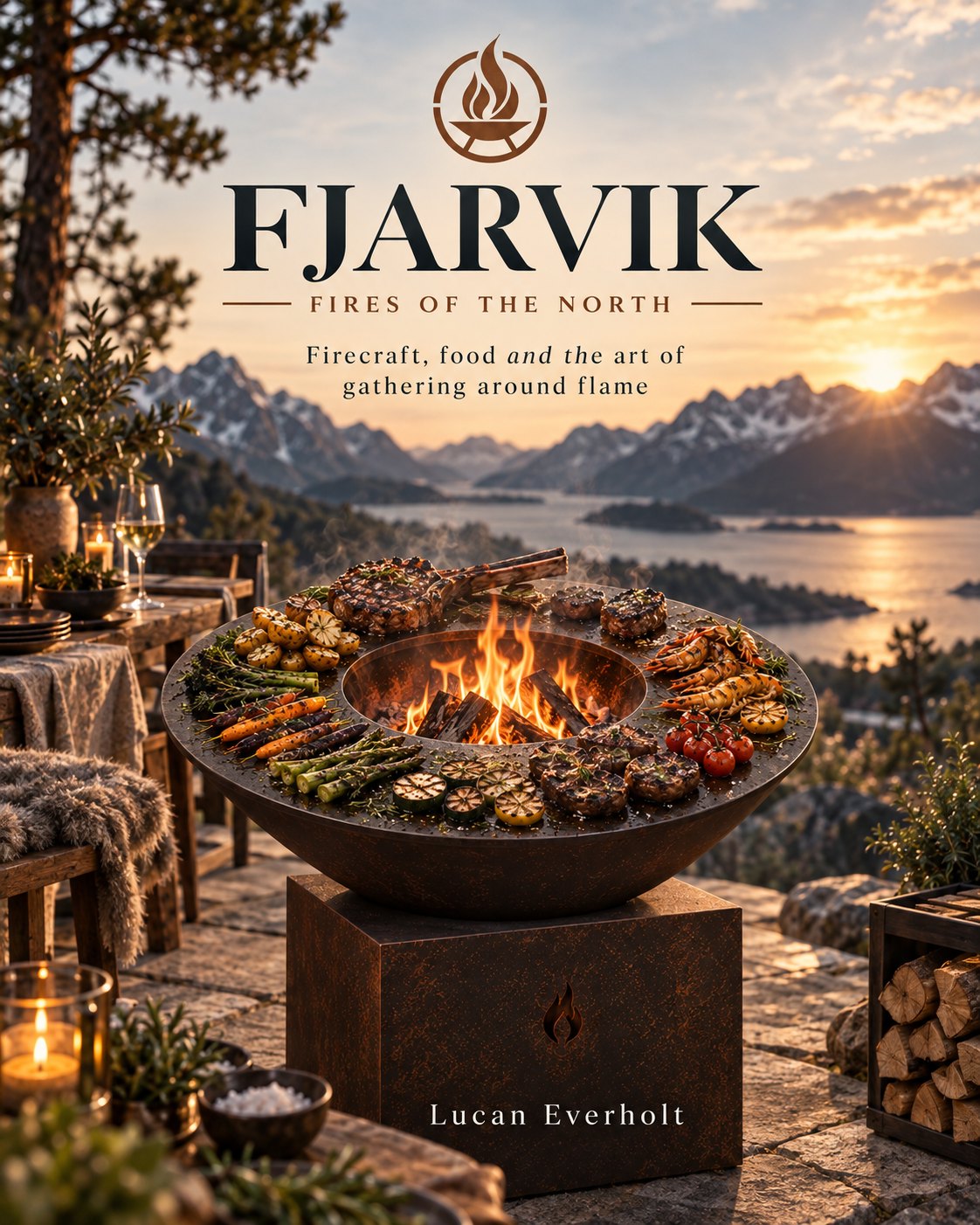 FJARVIK - Fires of the North ebook cover by Lucan Everholt