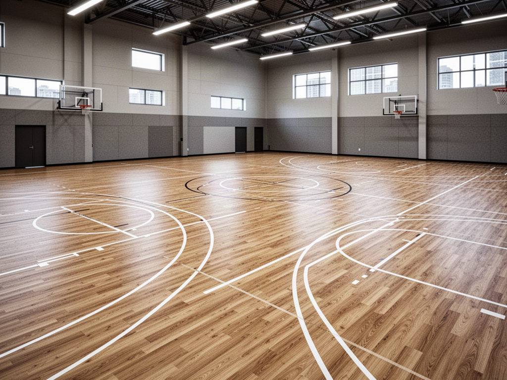 Architectural Composite Court Systems application concept