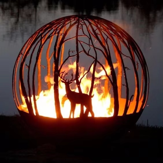 Fire Ball Corten Steel Collection product view 6