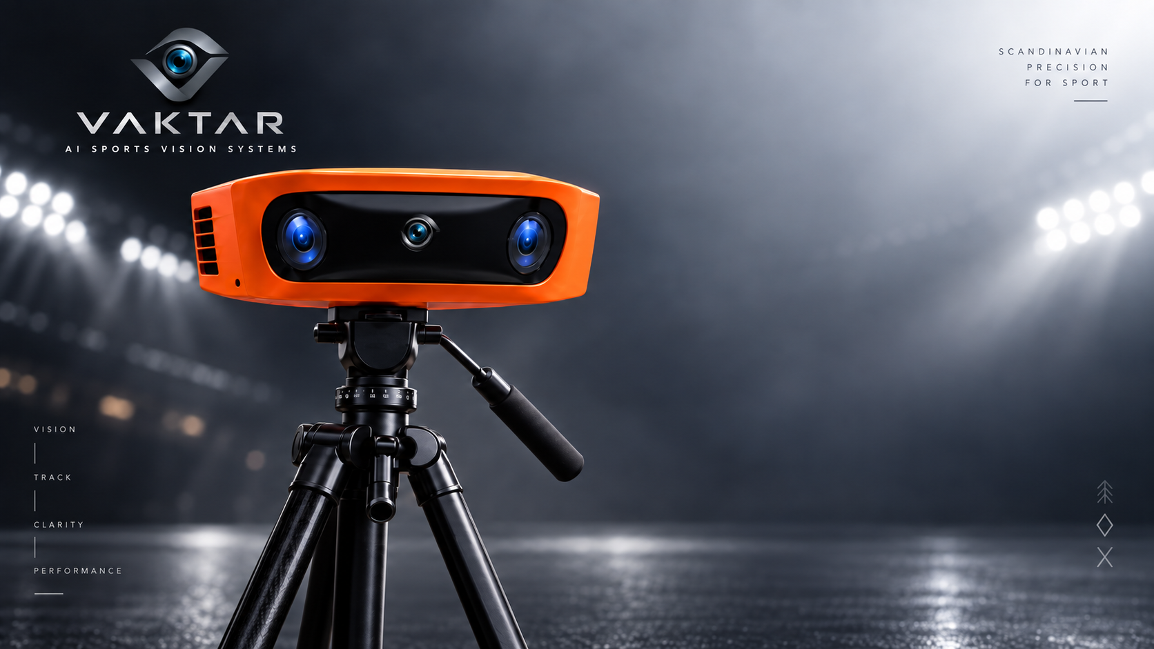 VAKTAR sports camera overlooking a court