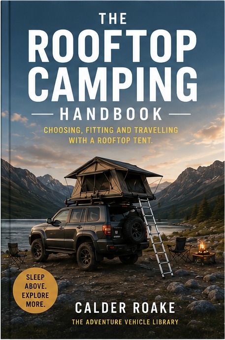 The Rooftop Camping Handbook by Calder Roake book cover