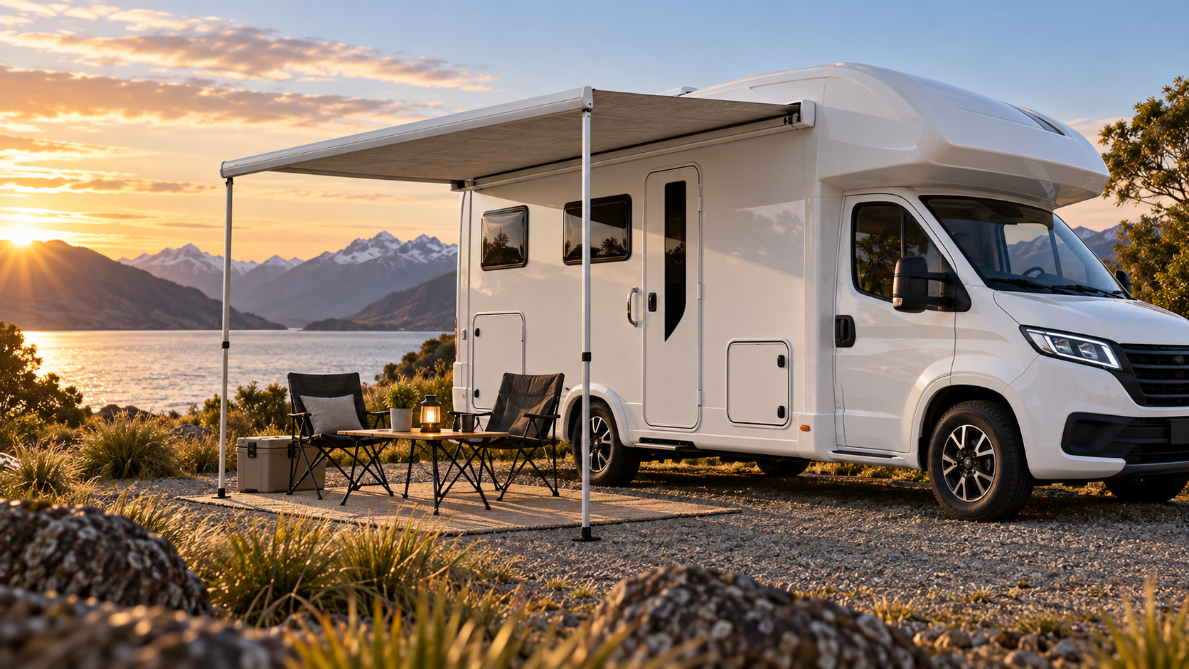 VÆRDR SIDE Side-mounted RV awning product presentation