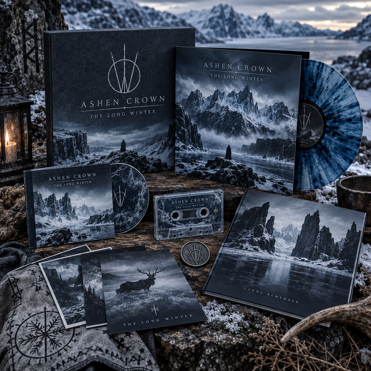 Fictional Nordic collector edition with vinyl, CD, cassette, art prints and premium box