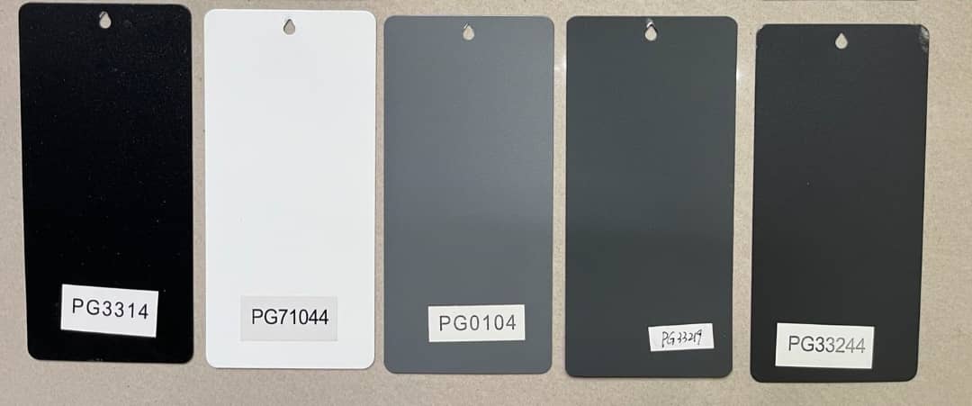 CADARN supplier powder-coat colour reference samples