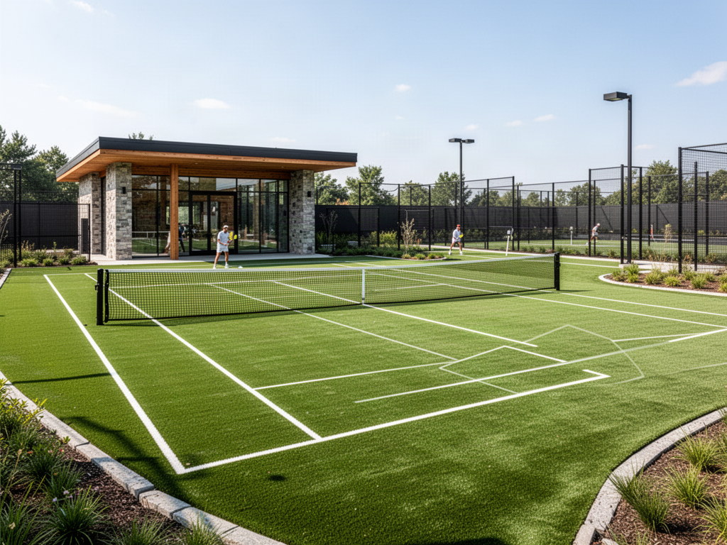 Tennis Turf Systems application concept