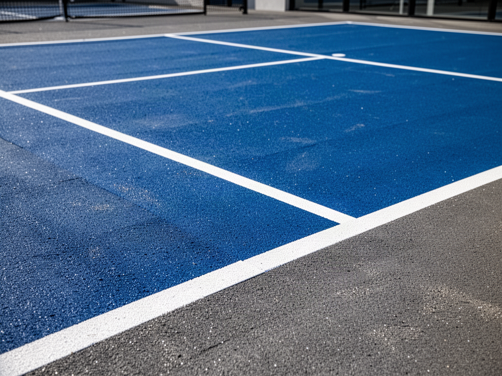 Court flooring application concept