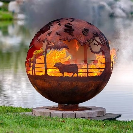 Fire Ball Corten Steel Collection product view 7
