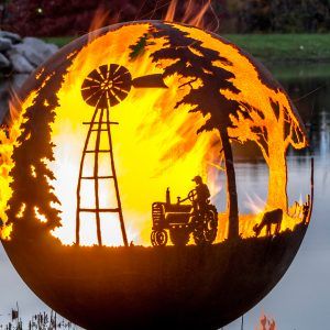 Fire Ball Corten Steel Collection product view 11