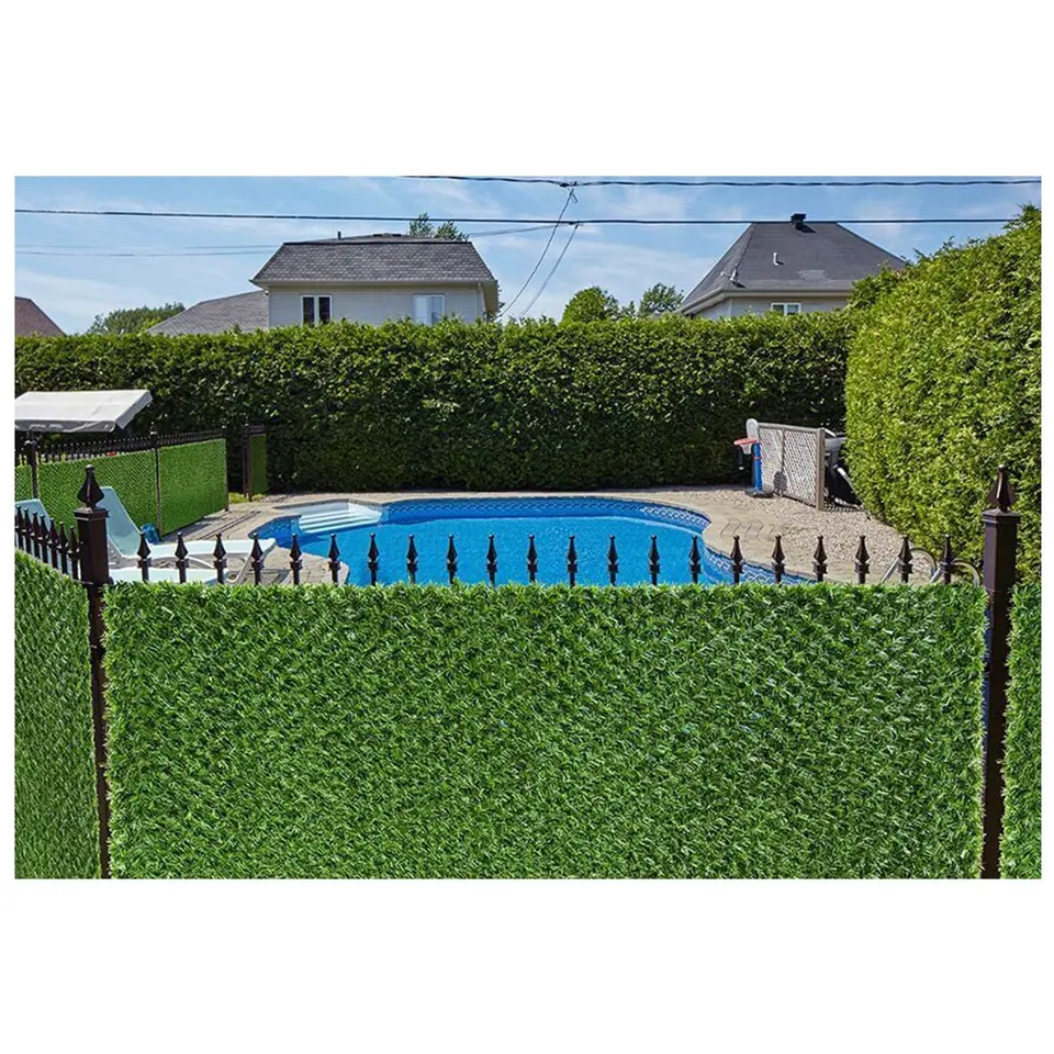Artificial Grass Privacy Fence — Green privacy + screening