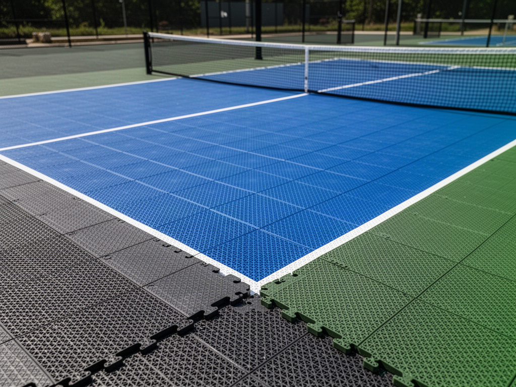 Racquet & Multi-Sport PP Court Tiles application concept