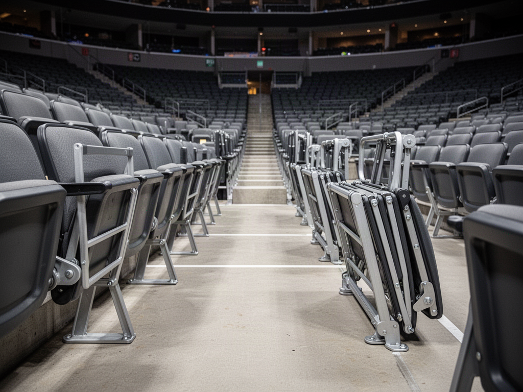 Tip-Up Stadium Seating