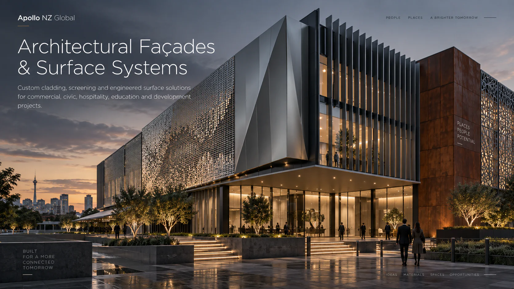 Apollo NZ Global Architectural Façades and Surface Systems division