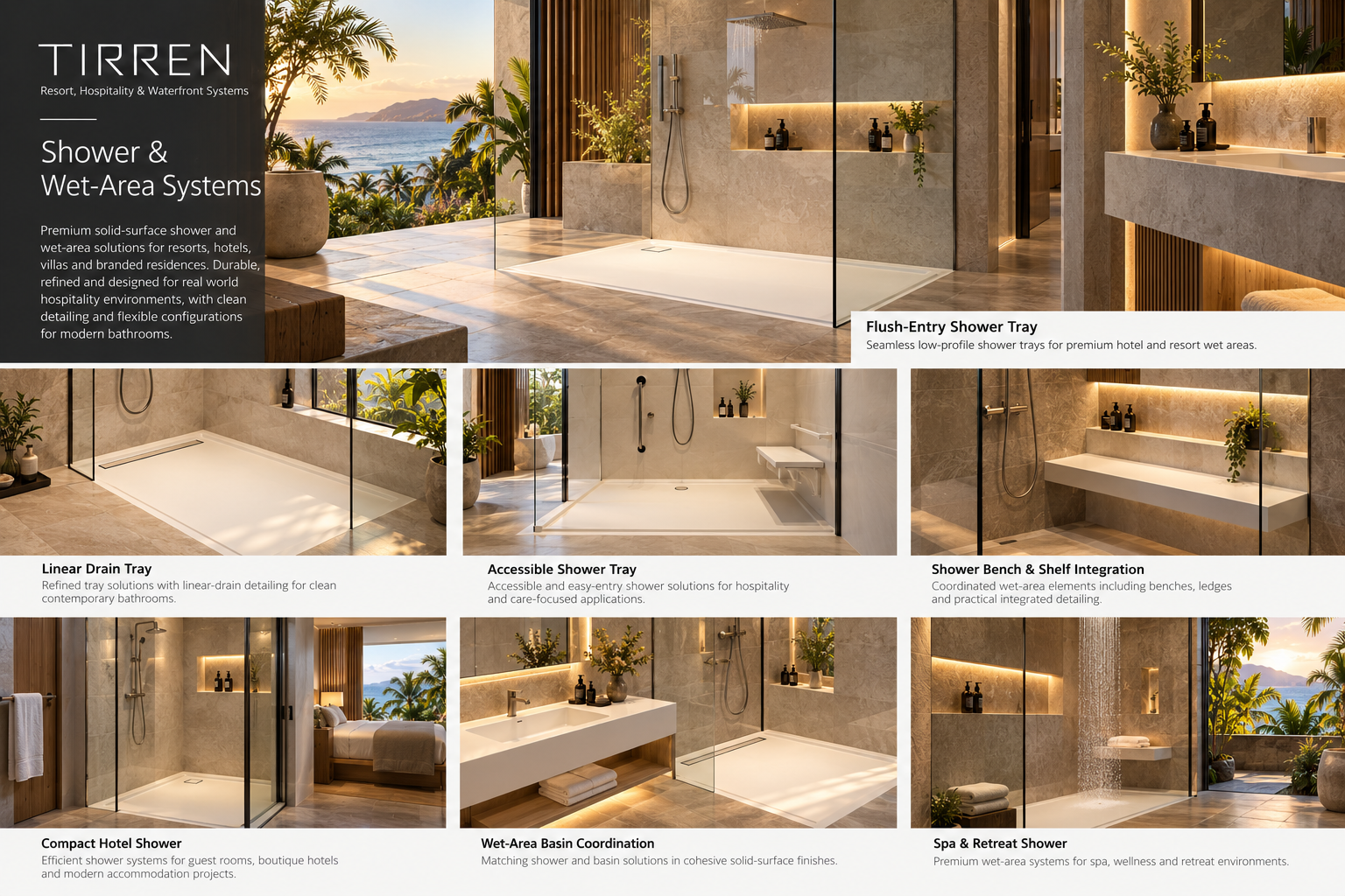 TIRREN shower and wet-area systems