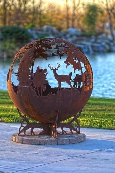 Fire Ball Corten Steel Collection product view 4