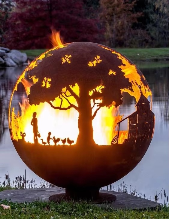 Fire Ball Corten Steel Collection product view 5