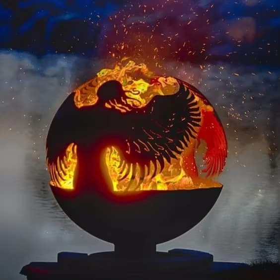 Fire Ball Corten Steel Collection product view 2