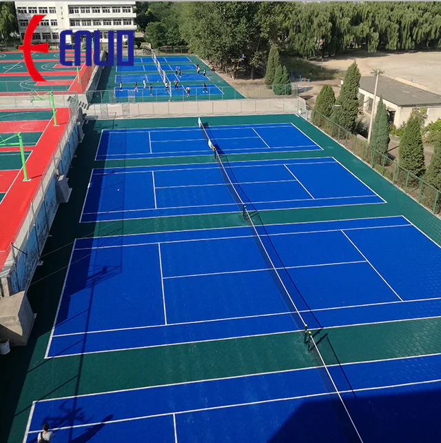 Modular sports tiles — PP + performance flooring