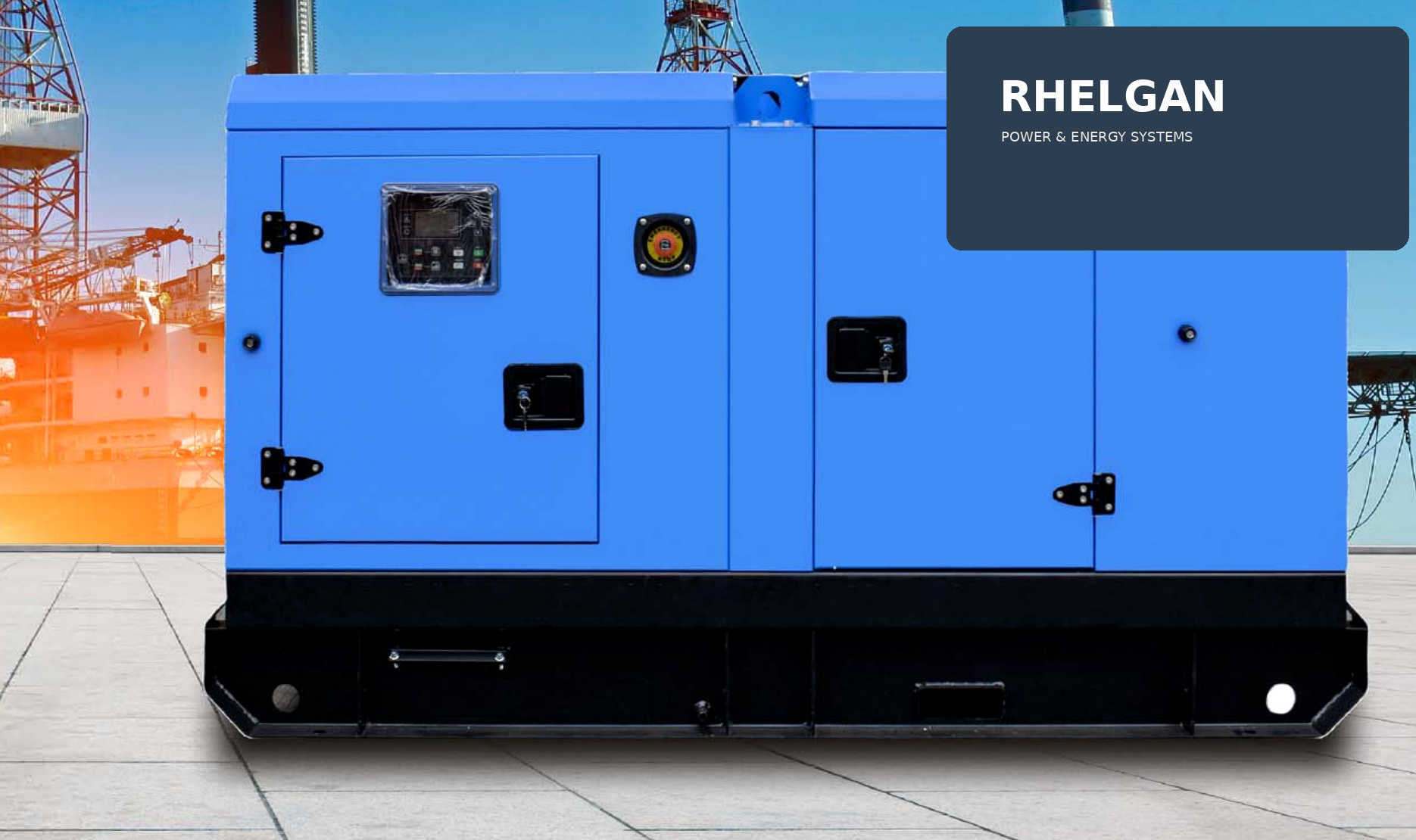 RHELGAN silent generator system in an international infrastructure setting